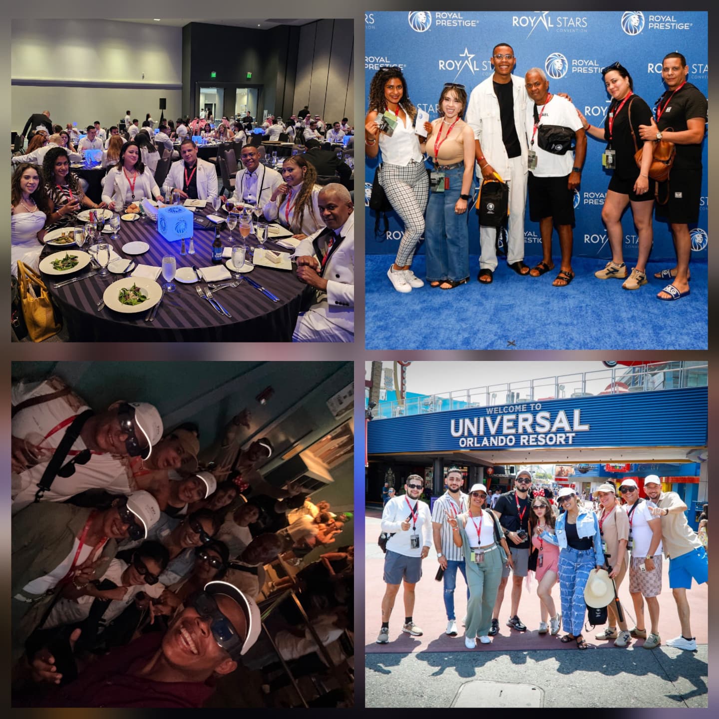 Equipo participando en convenciones y experiencias especiales